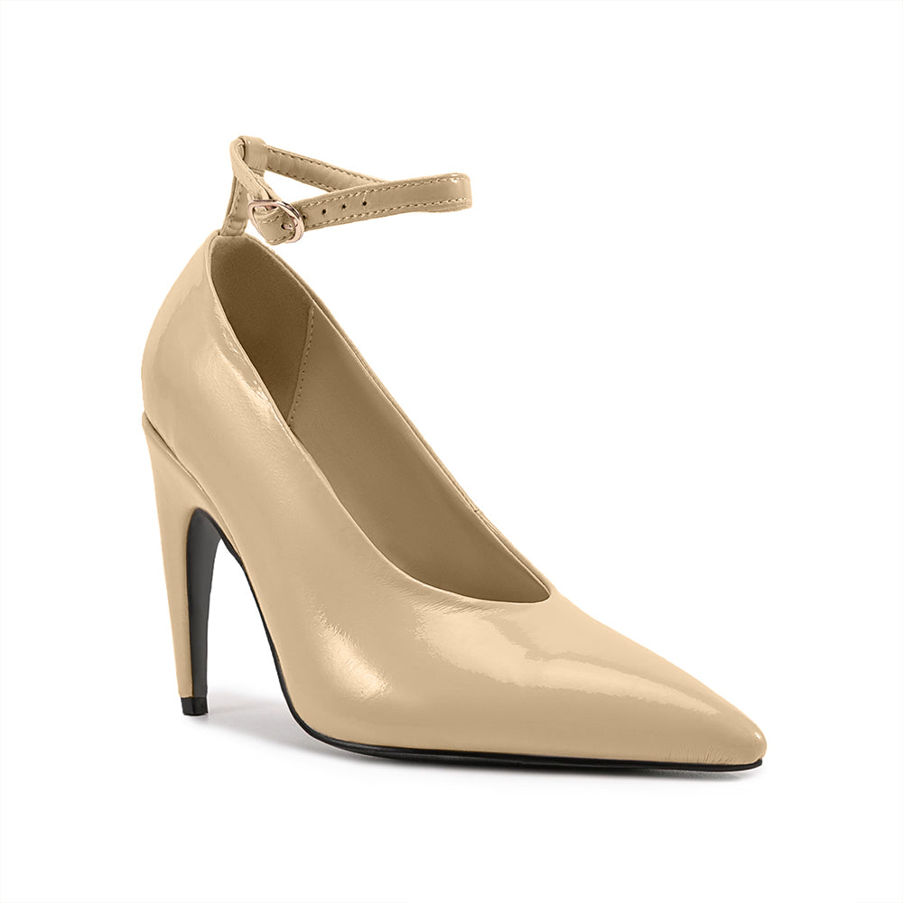 Ankle Strap High Heel Pumps