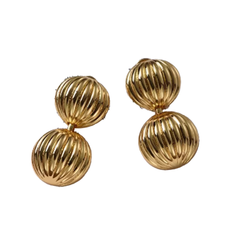 Metal Earrings - Pair