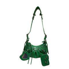 Buckled Leather Cross Body Bag - Small