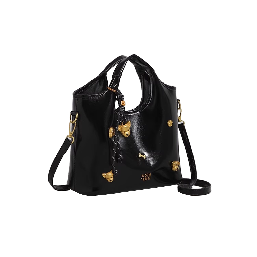 Dog Embellished Tote Bag