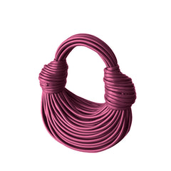Knotted Leather Tote Bag