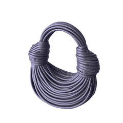Knotted Leather Tote Bag