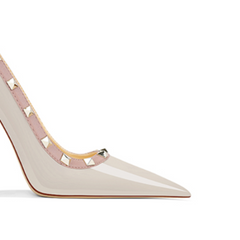 Studded Mid Heel Pumps - 6cm