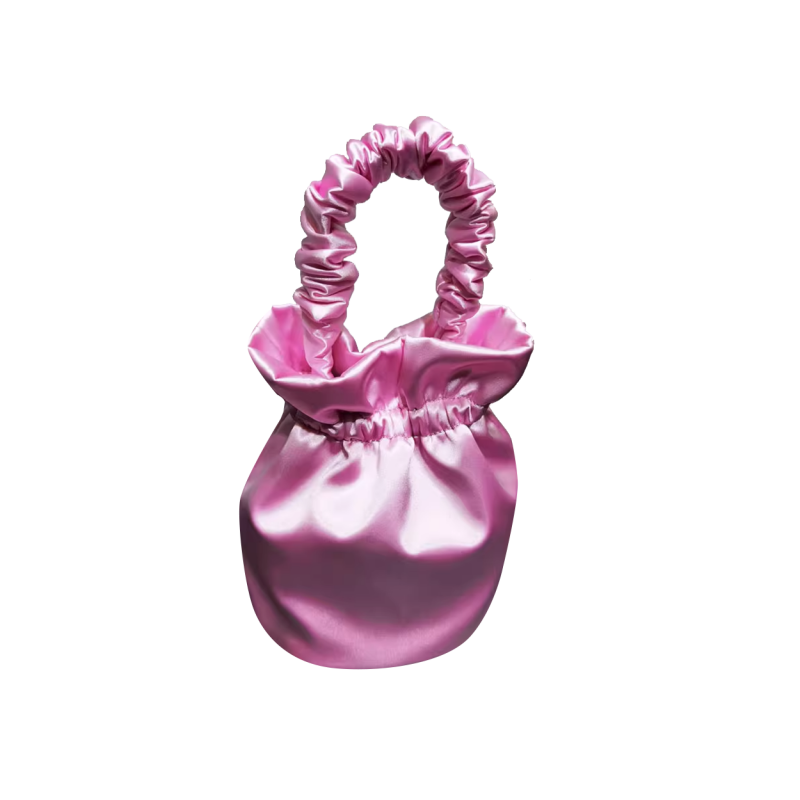 Satin Bucket Bag