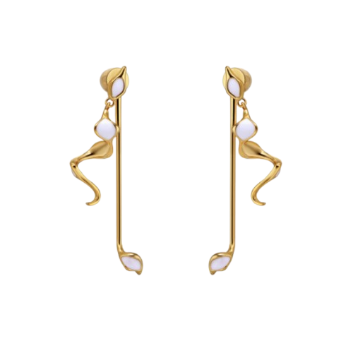 Asymmetric Earrings - Pair