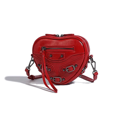 Heart Buckled Cross Body Bag