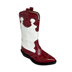 Leather Western Cowboy Knee High Boots