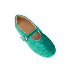 Buckled Flat Ballet Shoes