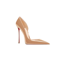 Patent Leather Mid Heel Pumps - 8cm