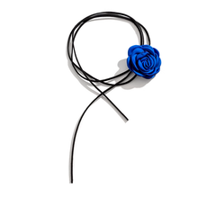 Flower Lace Up Choker