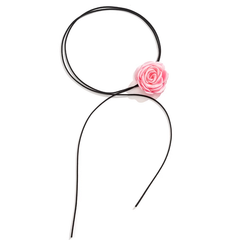 Flower Lace Up Choker