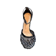 Mesh High Heel Sandals