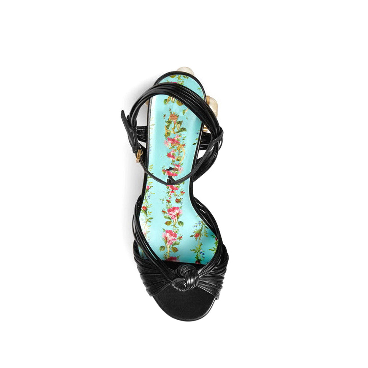 Pearl Embellished Platform Sandals
