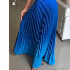 Fold Hem Maxi Dress