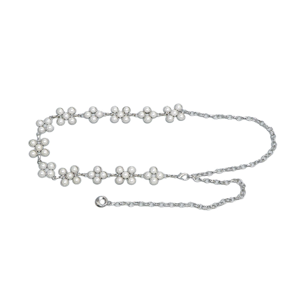 Pearl Flower Girdle Belt