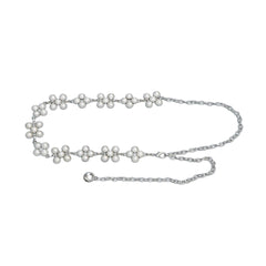 Pearl Flower Girdle Belt