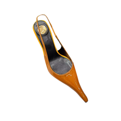 Super Pointed Toe Slingback High Heel Sandals