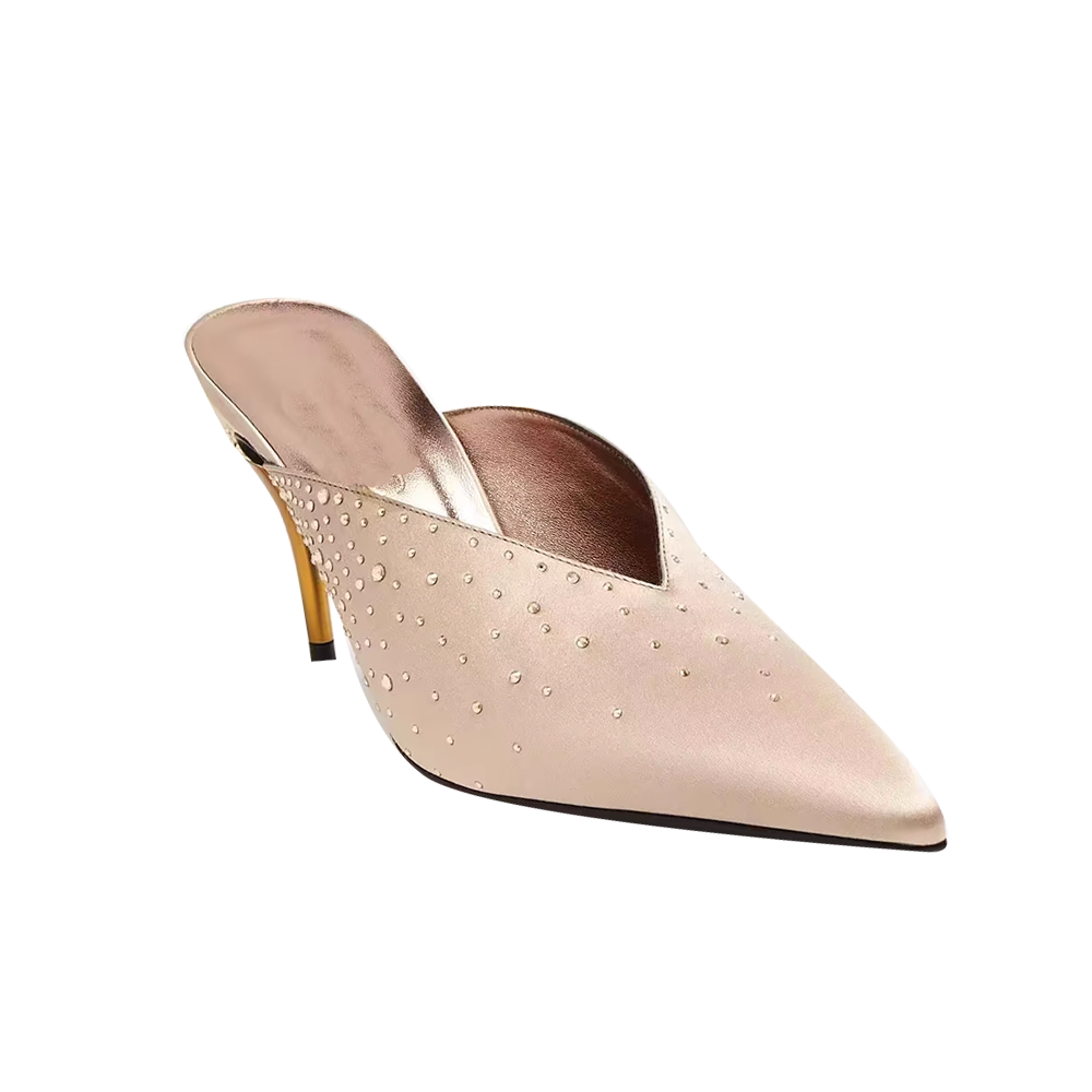 Diamante Mules Sandals
