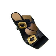 Buckled Mules Sandals