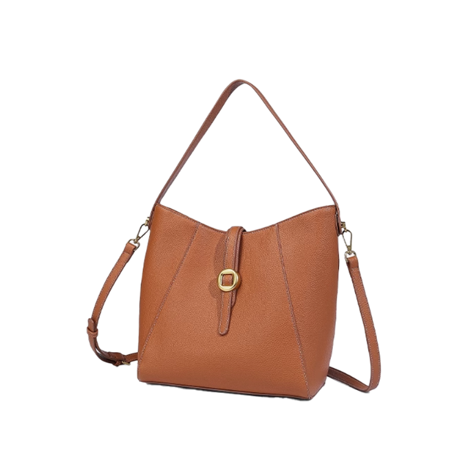 Metal Lock Bucket Bag