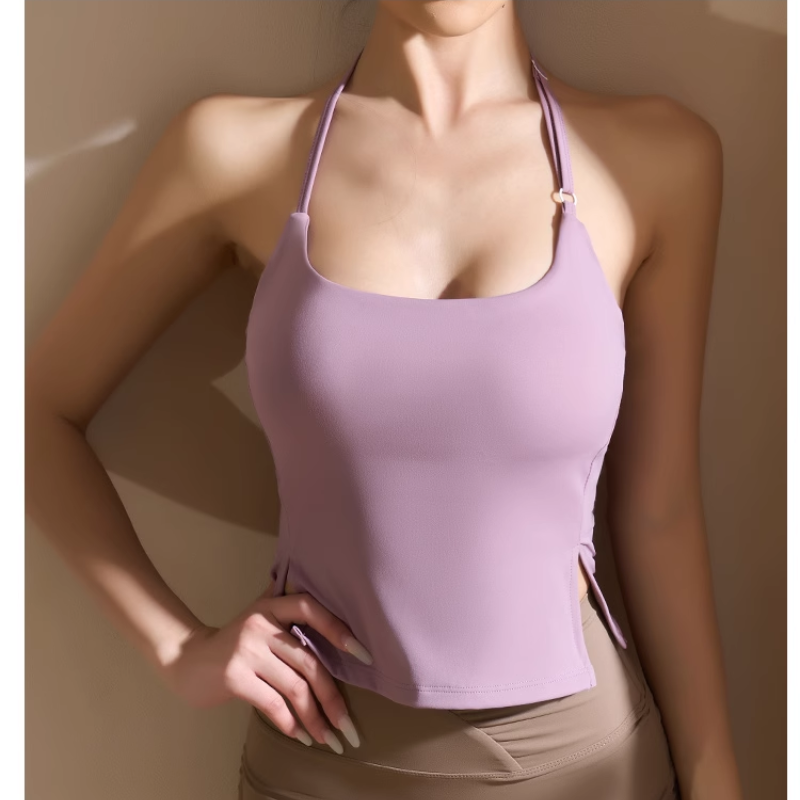 Yoga Pilates Opening Fitted Sports Bra