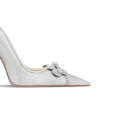 Diamante Stiletto Heel Pumps - 8cm