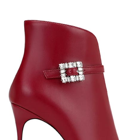 Diamante Ankle Boots - 8cm