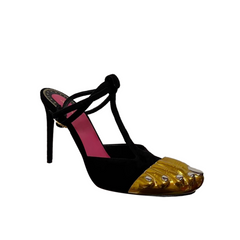 Toe Detailed Statement High Heel Sandals