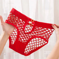 2PCS Women Sexy Fishnet Underwear