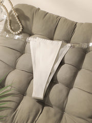 2PCS Women's sexy solid color Thong