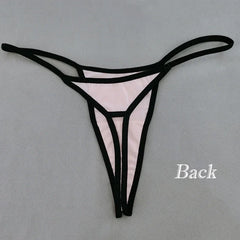 2Pcs Simple Cotton Seamless Thong