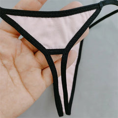 2Pcs Simple Cotton Seamless Thong