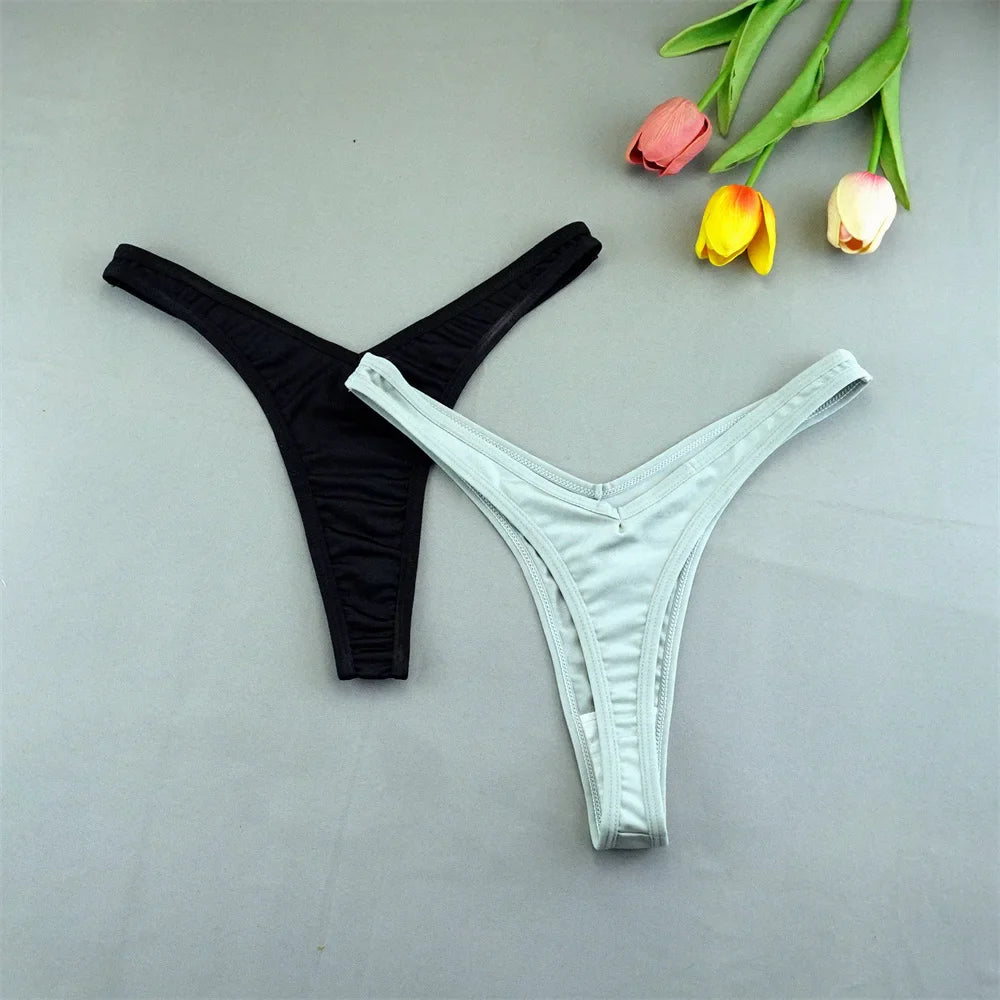 2pcs "V-shape" Sexy Low Waist Thong