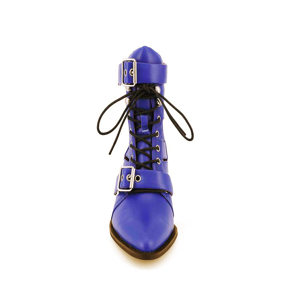 Cut Out Biker Ankle Western Cowboy Boots