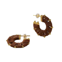 Braided Earrings - Pair