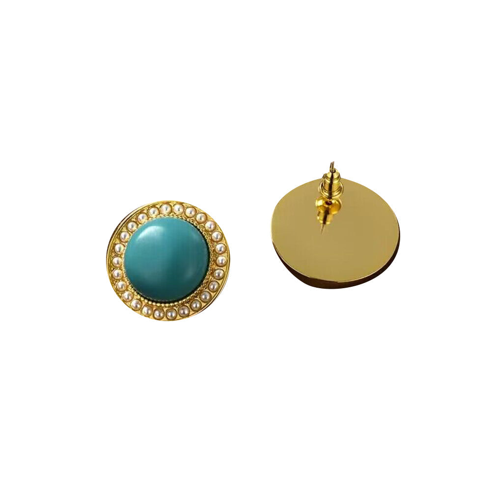 Crystal Ear Studs Earrings - Pair