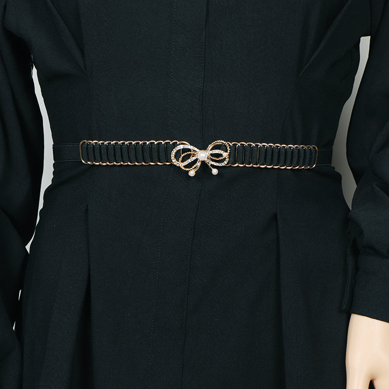 Diamante Bow Girdle Belt