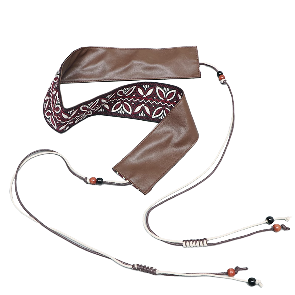 Flower Detailed Girdle Belt