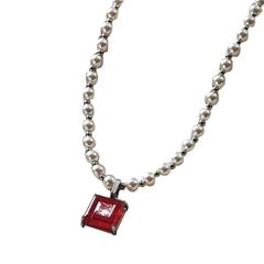 Diamante Pearl Necklace