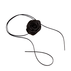 Flower Lace Up Choker