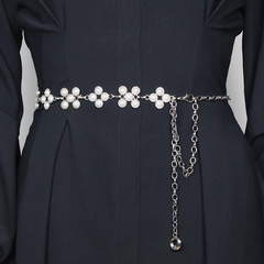 Pearl Flower Girdle Belt