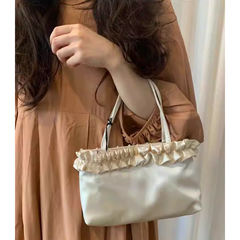 Ruffled Tote Bag