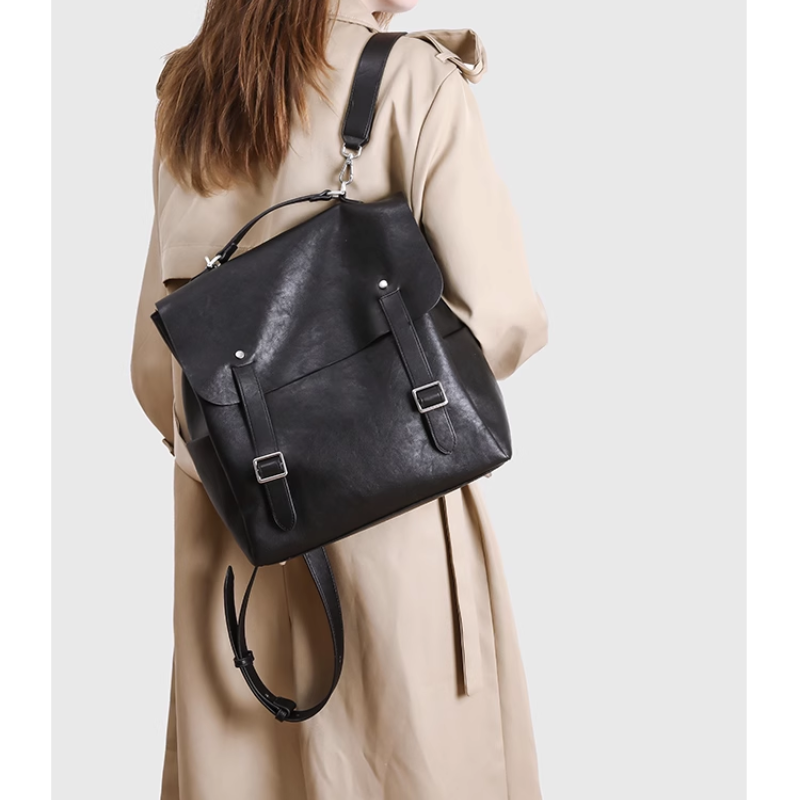 Buckled Backpack Bag