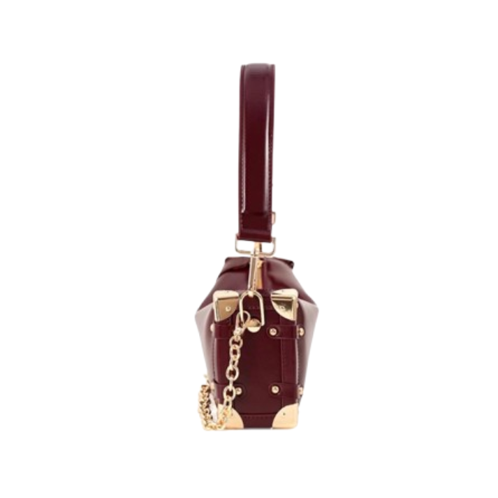 Metal-Plated Cross Body Bag