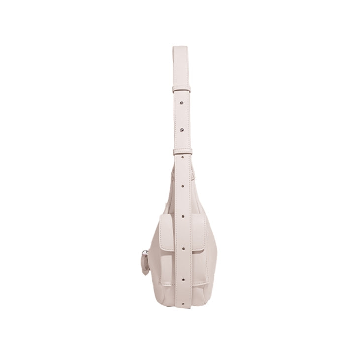 Zip Leather Tote Bag