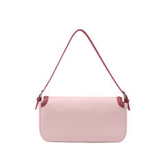 Metal Lock Bi-Color Cross Body Bag