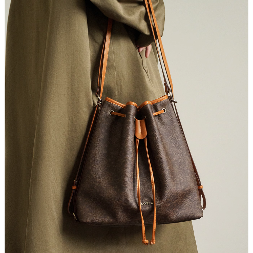 Draw-String Bucket Bag