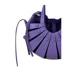 Cut Out Leather Tote Bag