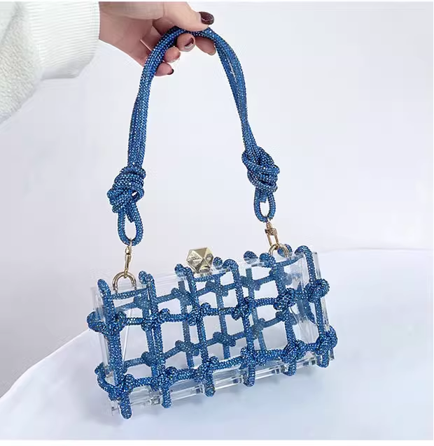 Diamante PVC Tote Bag