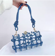 Diamante PVC Tote Bag